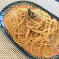 Amalka's cooksnap of when they made 包丁いらず♬簡単！和風マヨパスタ★.