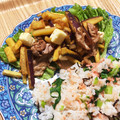 nabibibi's cooksnap of when they made チーズが決め手！簡単豚肉さつまいも炒め.