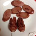 popet's cooksnap of when they made ウインナーdeパイナップル【キャラ弁に】.