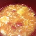 りんごママ_1986's cooksnap of when they made 余ったトマト缶で☆トマト卵スープ.