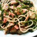 Msst's cooksnap of when they made 野菜たっぷりほうれん草とナスのスパゲティ.