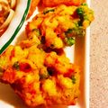 ame-ikuru's cooksnap of when they made ミックスベジタブルとかまぼこのかき揚げ.