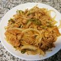 akikoushin's cooksnap of when they made もやしでかさ増しぶたの生姜焼き.