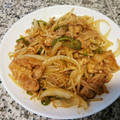 akikoushin's cooksnap of when they made もやしでかさ増しぶたの生姜焼き.