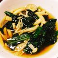 akana♪'s cooksnap of when they made きのことほうれん草の煮びたし☆.
