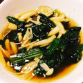 akana♪'s cooksnap of when they made きのことほうれん草の煮びたし☆.