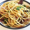 よねすと's cooksnap of when they made ルッコラとドライトマトのパスタ.