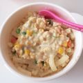 ＊まにえ＊'s cooksnap of when they made 【離乳食後期～】簡単納豆クリームうどん☆.
