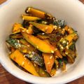 tmkkt's cooksnap of when they made mかぼちゃの皮のきんぴら.