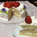 クック9CGDVK☆'s cooksnap of when they made ショートケーキ デコレーション.