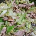 あらもーど好き's cooksnap of when they made 豚こまとキャベツのオイスター生姜炒め.
