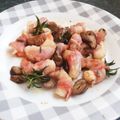 コーデリア·グレイ's cooksnap of when they made 海老の生ハム巻・ローズマリー串.