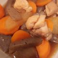Mijumallow's cooksnap of when they made 照り大根と鶏もも肉の簡単フライパンで煮物.