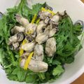 桃的美しき日々's cooksnap of when they made 牡蠣と春菊の塩こうじ柚子マリネ.