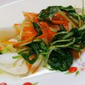 yuhumu's cooksnap of when they made タラと野菜の全部蒸し☆.