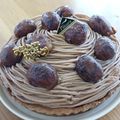 シナモンミルクティー's cooksnap of when they made 秋の味♪モンブランタルト.