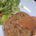 マサヒヨ's cooksnap of when they made 鯵とささみのハンバーグ.