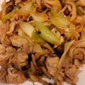 こぎゅまらいだー's cooksnap of when they made 簡単！豚ネギしめじにんにく炒め.