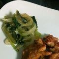 atatata's cooksnap of when they made 小松菜と新玉ねぎのナムル.