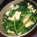 無題ちゃん's cooksnap of when they made 綺麗にできる☆ほうれん草と卵の炒め物.