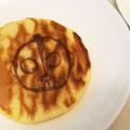 がっつママ's cooksnap of when they made なぞるだけ！HMで簡単キャラホットケーキ.