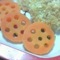有希-yuki-'s cooksnap of when they made キャラ弁にいかが？にんじんでレンコン？！.