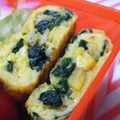 キャシーキャサリン's cooksnap of when they made 栄養満点♡ほうれん草とじゃこの卵焼き★.