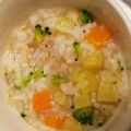 hamupuchi's cooksnap of when they made 【離乳食後期】たっぷり野菜とツナのおじや.