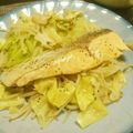 Vivier's cooksnap of when they made 鮭と野菜のフライパン蒸し～バタポンかけ～.