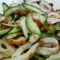 まぁとちび's cooksnap of when they made 簡単おつまみ♪ちくわときゅうりの梅和え.