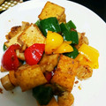 赤うさ's cooksnap of when they made エリンギと厚揚げのオイマヨ炒め.