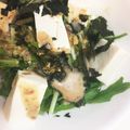 ねこだいしん's cooksnap of when they made 水菜と豆腐のゴママヨサラダ.