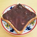 ともぽん♡'s cooksnap of when they made めっちゃ簡単‼︎チョコトースト☆.