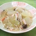 さとみわ's cooksnap of when they made ◆冬瓜の煮物～カニカマあん◆.