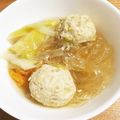 YuzuKizu's cooksnap of when they made 鶏団子と白菜の春雨スープ.