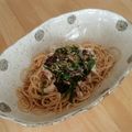 桜月❀咲良mommy's cooksnap of when they made ササミ☆大葉☆梅☆パスタ☆簡単☆美味しい.