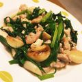 クックOHO1MN☆'s cooksnap of when they made ワインに合う♪鶏肉と小ネギのにんにく炒め.
