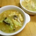 しのばぁたん's cooksnap of when they made キャベツと油揚げの味噌汁.