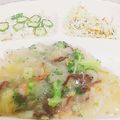 ちいねこ∗•ω•∗'s cooksnap of when they made お野菜補給♪　ブロッコリーの海老餡かけ.