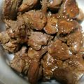 sorairoha's cooksnap of when they made 鶏レバーの甘辛煮.
