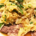kokuuzou's cooksnap of when they made ネギと大根おろしたっぷりのトンテキ.
