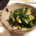 とさよ's cooksnap of when they made 節約☆大根の皮&ベーコンとニラ炒め.
