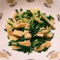 あきにゃんだ's cooksnap of when they made わけぎとあげのぬた.