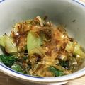 クックUYVWYQ☆'s cooksnap of when they made 捨てないで！白菜の外葉で 簡単おひたし.