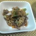 堕天使M's cooksnap of when they made 簡単・豚肉とれんこんの甘辛炒め♪.
