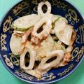 ちゃつ2's cooksnap of when they made 自家製ゴマドレでちくわきゅうりサラダ♡.