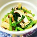 ☆ＫＫ☆'s cooksnap of when they made 小松菜とエリンギの海苔ポン和え♫.