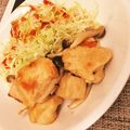 ぽんぴよこ's cooksnap of when they made 鶏ムネ肉としめじの、ガリバタ旨ソテー♡.