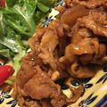 あやめﾁｬﾝ's cooksnap of when they made ◆豚小間切れ肉で生姜焼き◆.
