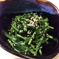 mamychoco's cooksnap of when they made 時短☆簡単☆ほうれん草のナムル.